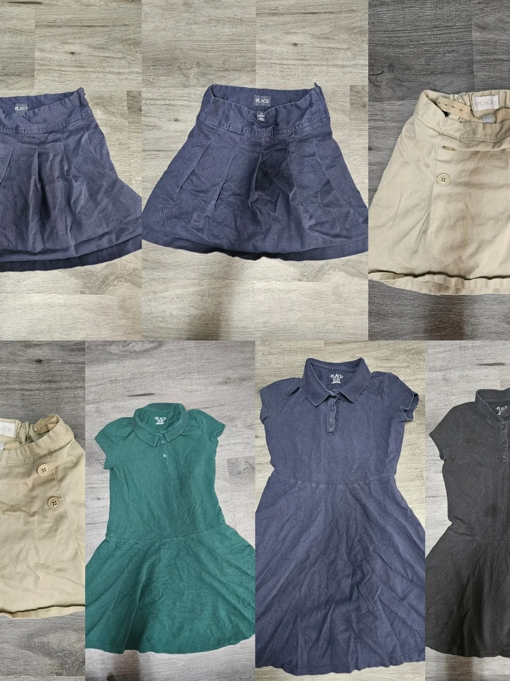 Girls School Uniform Bundle 14 Pieces | Polo Shirts, Skorts & Dresses